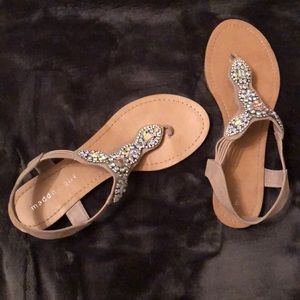 Jeweled sandals